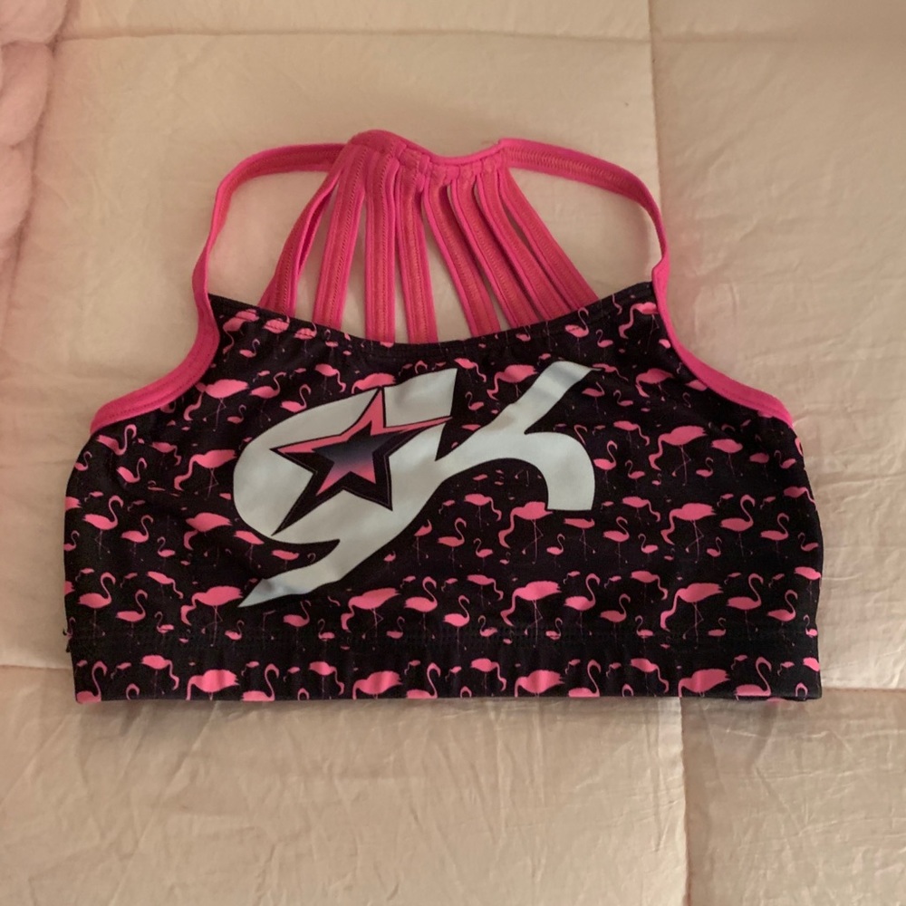 GK Flamingo sports bra